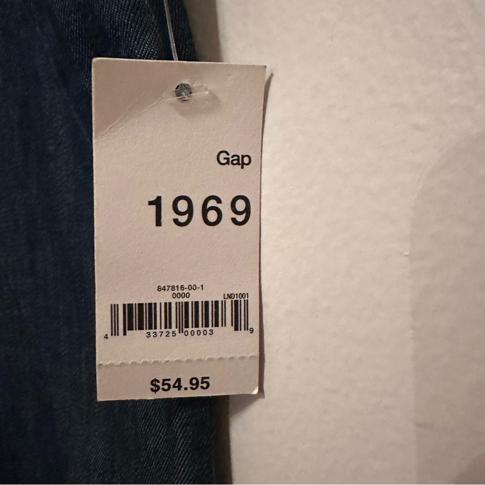 Gap Denim Ruffle Tank - Size XS - Picture 3 of 5